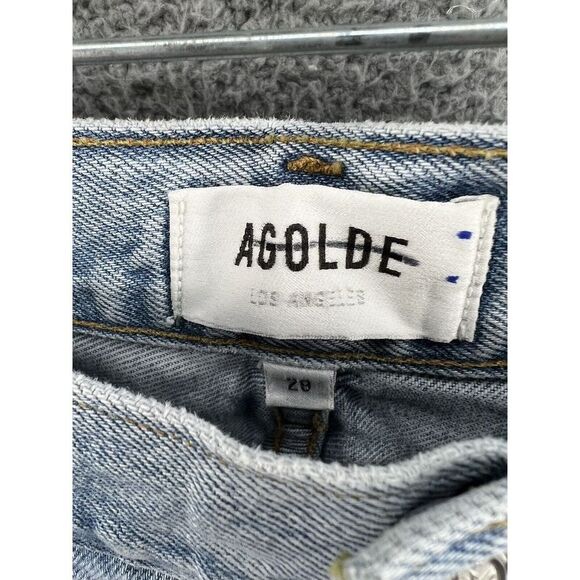 Agolde Folded Wasitband High Rise Jeans Size 29 in Sideline - Picture 12 of 12